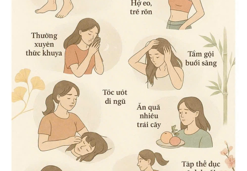 10 THÓI QUEN ÂM THẦM TIÊU HAO DƯƠNG KHÍ CỦA PHỤ NỮ